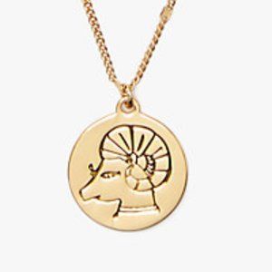 Kate Spade Zodiac Aries Round Pendant